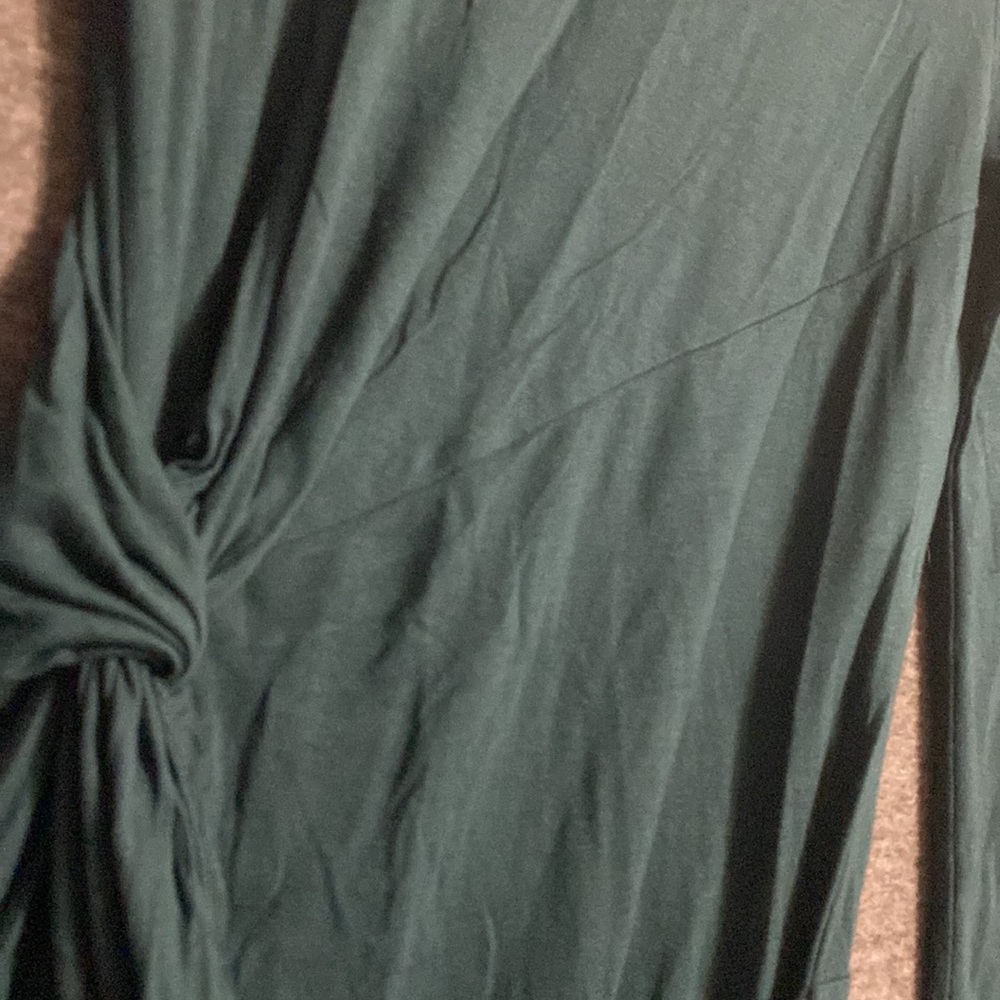 🎄ZARA GREEN KNOTTED CASUAL DRESS🎄 - Picture 5 of 7